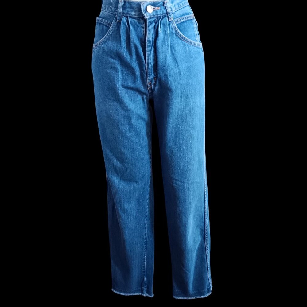 Vintage Women's Jeans 7/8 24x31 1970's Cowgirl Disco Brooks Western Wear Denim